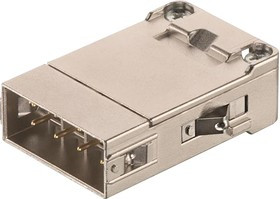 HTS-1-1102109-2, Корпус: для разъемов HDC, HTS, размер 1, Фиксация: с защелкой