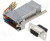 DA09-SMJ8-M-K-RC, Переходник: адаптер; гнездо RJ45,D-Sub 9pin "мама"