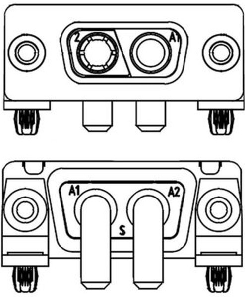 09691009005, 2 (Power) Way Right Angle Through Hole D-sub Connector Socket, with Boardlocks, M3 Threaded Inserts 09691009005, 2 (Power) Way Right Angle Through Hole D-sub Connector Socket, with Boardlocks, M3 Threaded Inserts