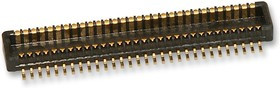 55560-0307, Mezzanine Connector, Header, 0.5 мм, 2 ряд(-ов), 30 контакт(-ов), Поверхностный Монтаж, Латунь