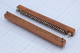 Прямоугольный соединитель, гнездо , шаг P3,5мм,, 90 контактов, пластиковый, трехрядный; №15667 гн ПрС\P3,5\90HP\\ \ГРПМ1-90ГО2-В