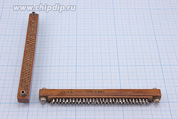 Прямоугольный соединитель, гнездо , шаг P3,5мм,, 90 контактов, пластиковый, трехрядный; №15667 гн ПрС\P3,5\90HP\\ \ГРПМ1-90ГО2-В