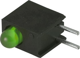 L-7104EW/1GD, LED; в корпусе; зеленый; 3мм; Кол-во диод: 1; 20мА; 40°; 2,2?2,5В