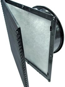 OA254LFG111T, AC Fans Louvered Filter Fan Snap-On Guard Kit with 172mm Fan, 320x122.5mm, 115VAC, IP54 OA254LFG111T, AC Fans Louvered Filter Fan Snap-On Guard Kit with 172mm Fan, 320x122.5mm, 115VAC, IP54