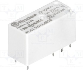 41.61.9.012.401, Реле: электромагнитное, SPDT, Uобмотки: 12ВDC, 16A/250ВAC, 30А