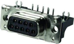 09663526617, D-Sub Standard Connectors DSUB SV FEM SSDP ANG73-254 09P