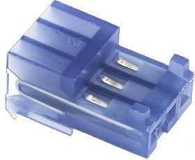 3-643815-3, 3-Way IDC Connector Socket for Cable Mount, 1-Row