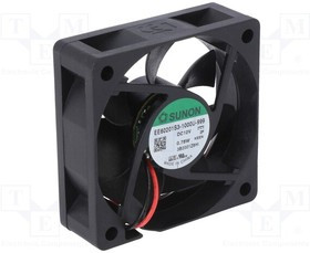 EE60201S3-999, Вентилятор: DC, осевой, 12ВDC, 60x60x20мм, 28,54куб.м/ч, 22дБА