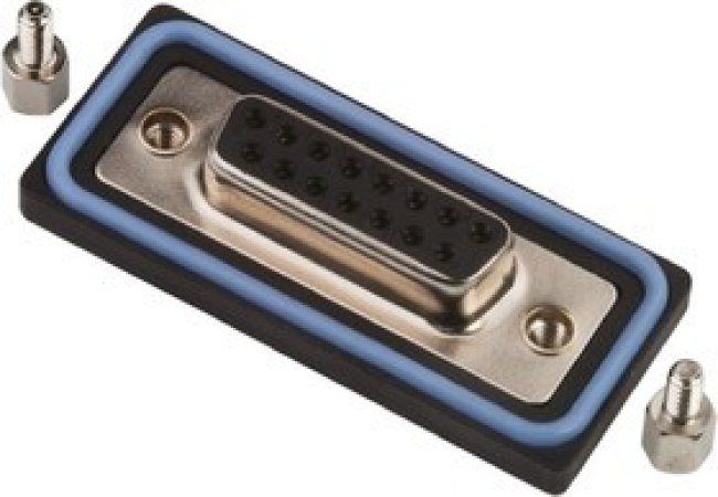 SDB-15PFFS-SL8001, SDB 15 Way Panel Mount D-sub Connector Socket