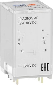 Реле промежуточное OptiRel G RP55-32-24-12-CO/L КЭАЗ 281064 Реле промежуточное OptiRel G RP55-32-24-12-CO/L КЭАЗ 281064