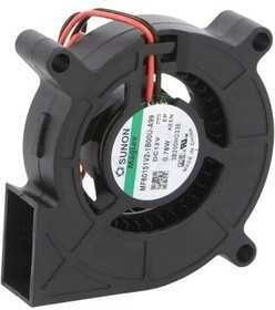 MF60151V2-A99-B, Вентилятор: DC, blower, 12ВDC, 60x60x15мм, 8,68куб.м/ч, 29дБА, Vapo