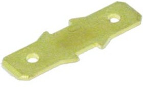 Клемма вилка, 6,3x0,8-2, латунь