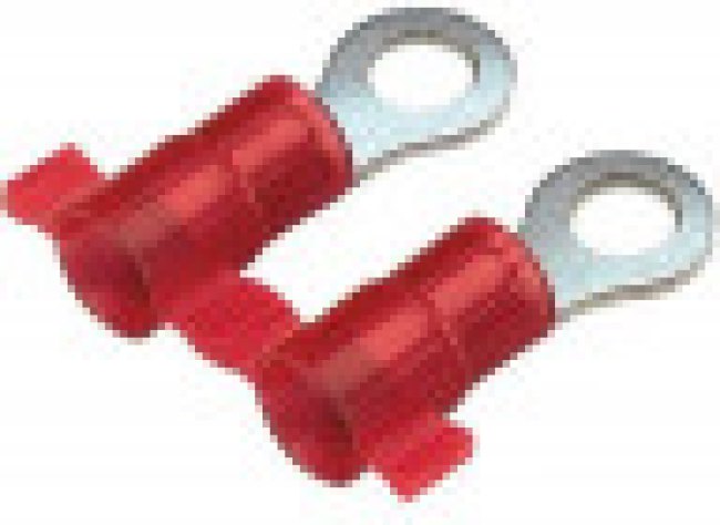 PN18-8R-3K, TERMINAL, RING TONGUE, #8, 18AWG