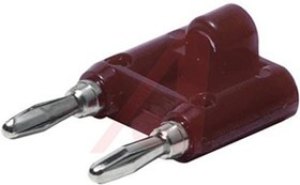BU-PMDP-2, Red Male Banana Plug Screw 5kV BU-PMDP-2, Red Male Banana Plug Screw 5kV