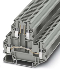 3044644, CLIPLINE UTTB Series Grey DIN Rail Terminal Block, Screw Termination 3044644, CLIPLINE UTTB Series Grey DIN Rail Terminal Block, Screw Termination