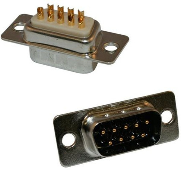 772-E09-103R001, D-Sub Standard Connectors 9P MALE IP67 SOLDER CUP