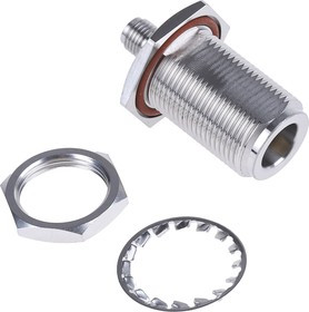 34_N-SMA-50-1/193_UE, RF Adapter, Straight, N Socket - SMA Socket, 50Ohm