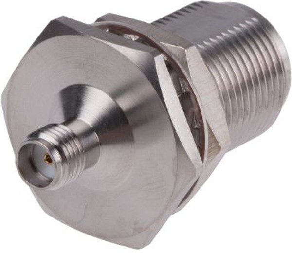 34_N-SMA-50-1/193_UE, RF Adapter, Straight, N Socket - SMA Socket, 50Ohm