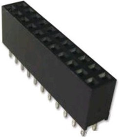 2200SB-50G-A1, Разъем типа плата-плата, вертикальный, 1.27 мм, 50 контакт(-ов), Гнездо, Серия 220SB