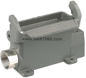 09200160221, Han A Heavy Duty Power Connector Hood, PG16 Thread