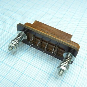 РП14-10 Л розетка, Соединитель низкочастотный, прямоугольный, внутреннего монтажа, год 2022