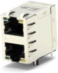 5-2337995-1, Modular Connectors / Ethernet Connectors RJ45 JACK MAG. POE 10/100 LED 2X1