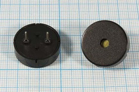 Излучатель звука пьезокерамический без генератора (1~30)В, Резонансная 4кГц зп 22x 7,6\1~30\\ 4,0\2P