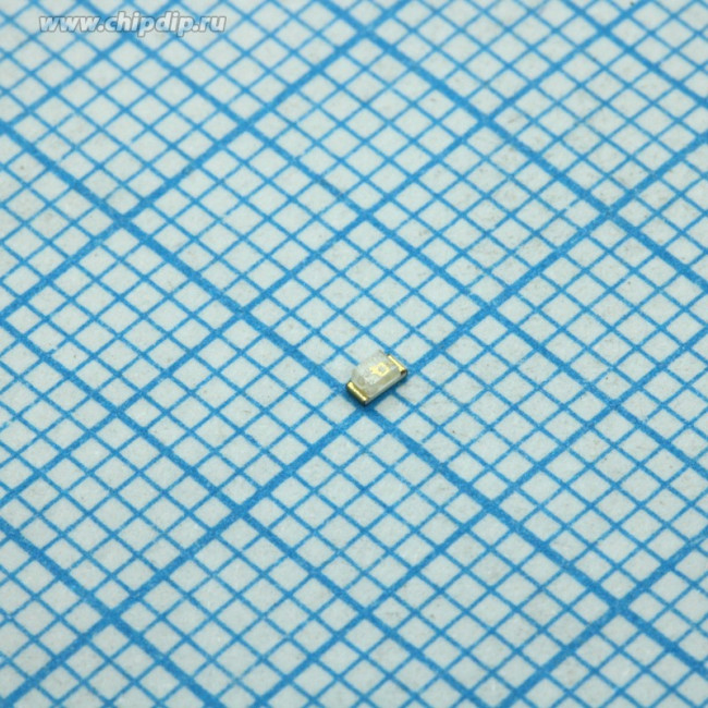 KPT-1608LVZGCK, Светодиод, 1.6мм x 0.8мм, Зеленый, SMD (Поверхностный Монтаж), 0603, 2 мА, 2.65 В, 525 нм