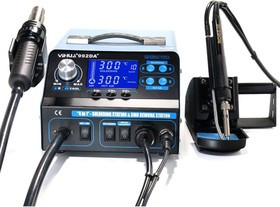 Паяльная станция YIHUA 992DA+ с дымоуловителем Паяльная станция YIHUA 992DA+ с дымоуловителем