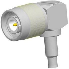 122407, RF Connectors / Coaxial Connectors TNC R/A CRIMP PLUG 316 DOUBLE BRAID