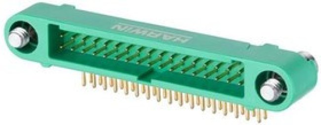 G125-FS11605F3P, PCB Receptacle, Black / Green, Wire-to-Board, 1.25 мм, 2 ряд(-ов), 16 контакт(-ов)