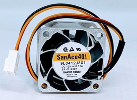 Вентилятор Sanyo Denki San Ace 9L0412J301 12V 0.31A 40x28