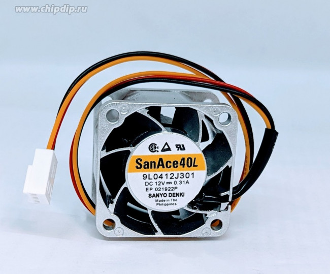 Вентилятор Sanyo Denki San Ace 9L0412J301 12V 0.31A 40x28