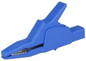 AK 2 B 2540 BL, Зажим "крокодил"; 34А; синий; Диап.захвата: макс.30мм; 300В