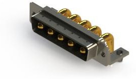 629-5W5-240-4N3, COMBO D-SUB CONN, R/A PLUG, DB-5W5, TH 629-5W5-240-4N3, COMBO D-SUB CONN, R/A PLUG, DB-5W5, TH