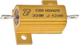HSA25330RJ, 330 25W Wire Wound Chassis Mount Resistor HSA25330RJ ±5%