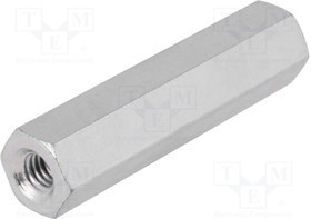 TFF-M4X40/DR127, Дистанцирующая стойка с резьбой, 40мм, Внутр.резьба: M4, сталь