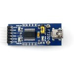 FT232 USB UART Board (mini), Преобразователь USB-UART на базе FT232 с разъемом USB mini-AB