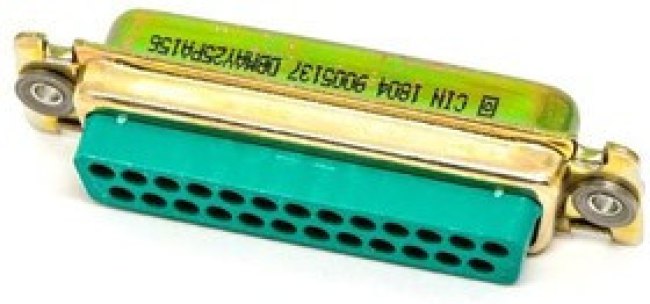 DBMAY25PA156, D-Sub Standard Connectors DSUB 25 M CRIMP D FLOA G50 Z