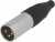 AC3MM-AU, Вилка, XLR, "папа", PIN: 3, прямой, на провод, пайка, позолота, 133В
