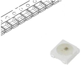 LTST-E563CEGBW, Программируемый светодиод; SMD; 5050, PLCC4; RGB; 5.4x5x1.57мм; 120 °