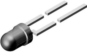 TLHF4601, Standard LEDs - Through Hole Soft orange 3mm 602nm 40mcd