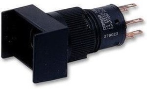 A3CJ-7011, A3C Series Illuminated Push Button Switch, Momentary, Panel Mount, 12mm Cutout, SPST, 250V ac, IP40 A3CJ-7011, A3C Series Illuminated Push Button Switch, Momentary, Panel Mount, 12mm Cutout, SPST, 250V ac, IP40