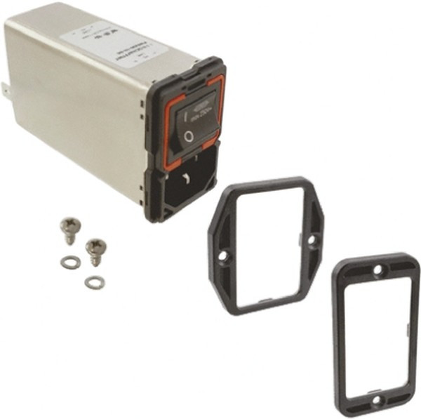 FN9280-6-06, AC Power Entry Modules 6A SINGLE STAGE FLTR FLANGE MOUNT