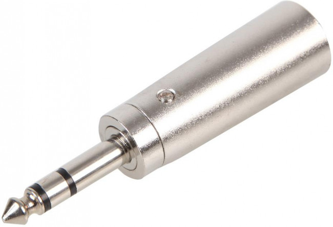 PSG08679, Переходник разъема, XLR, 1 вывод(-ов), Штекер, Стерео - 6.35мм, 1 вывод(-ов), Штекер