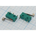 Микропереключатель, размер 20x 6 x10, 3А, переключение ON-(ON), размер концевика L17, MSW-13