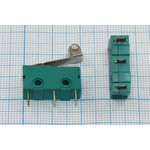 Микропереключатель, размер 20x 6 x10, 3А, переключение ON-(ON), размер концевика L17, MSW-13