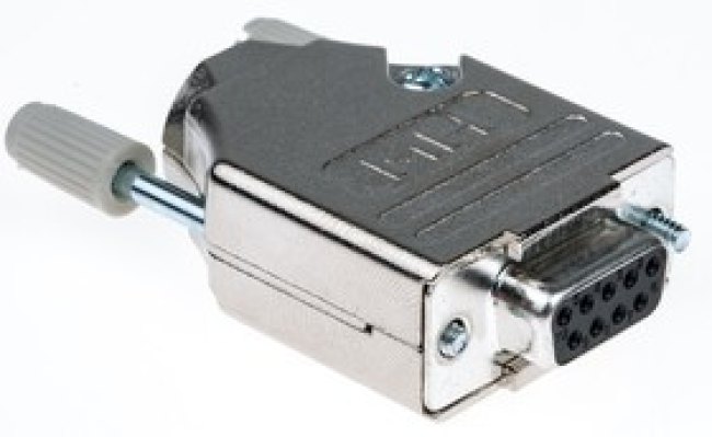 MHDTZK9-DM9S-K, MHDTZK 9 Way D-sub Connector