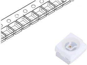 FYLS-3528PURC, LED; SMD; 3528,PLCC2; red; 500?980mcd; 3.5x2.8x1.9mm; 120°; 20mA