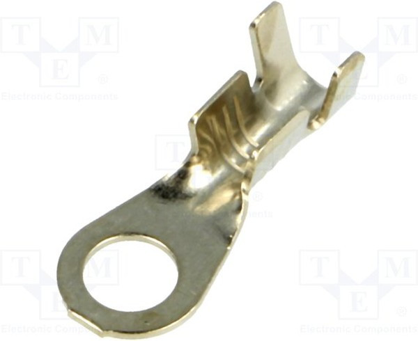 BM 91214, Наконечник: кольцевой, M4, 1-2,5мм2, обжим, на провод, луженые